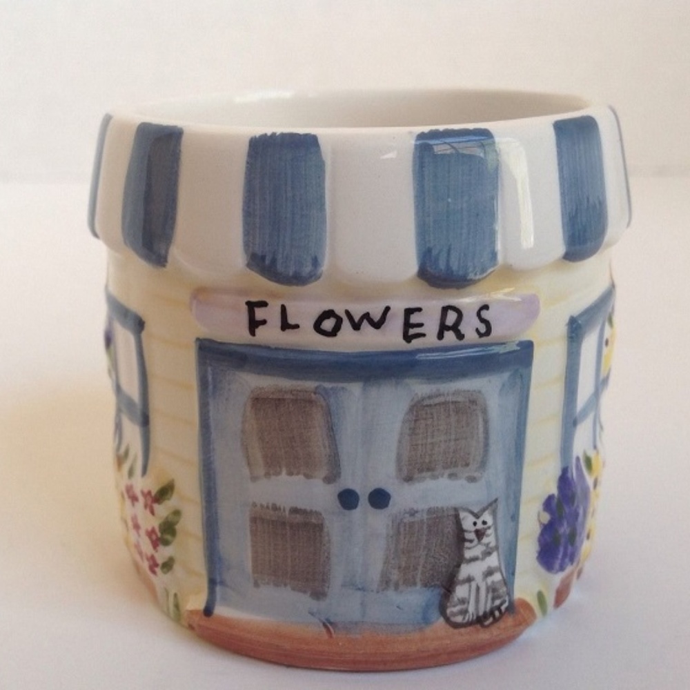 *Our Town Ceramic Votive Candle Holder #10181 (NWT) #1